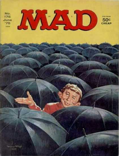 Mad 175 - Umbrellas - 50 Cents Cheap - Rain - Boy - No175