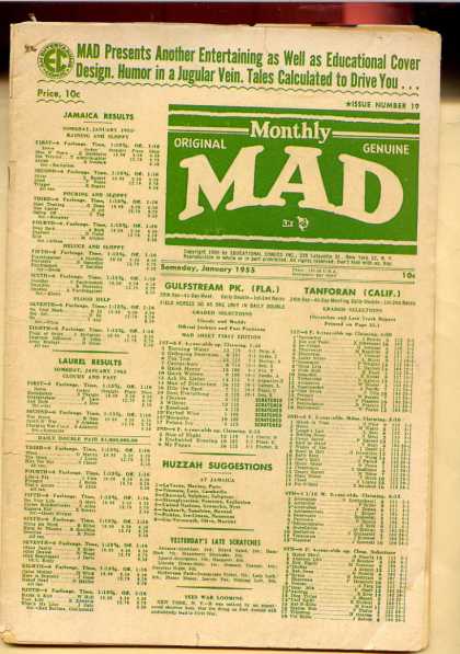 Mad 19 - Old Comic Book Worth Money - Educational Comic - Still Enjoyed Today - Paper - Promotes Reading
