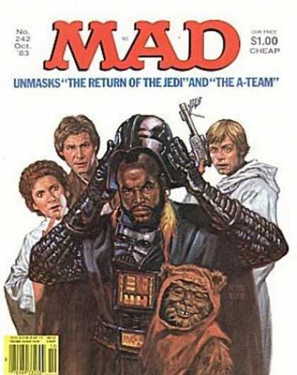 Mad 242 - Mr T - Ewok - No 242 - October - Return Of The Jedi