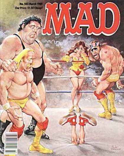 Mad 285 - Hulk Hogan - Elizabeth - Giant - Ring - Blone