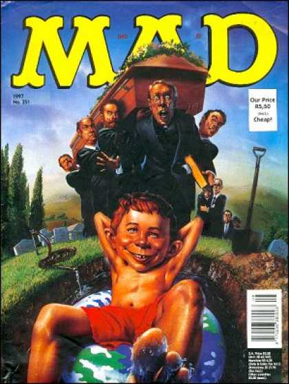 Mad 351 - Funeral - Coffin - The Funeral - Kiddo - Coffin Carriers