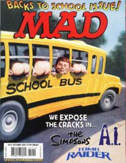 Mad 410 - School Bus - Butts - Bus - Derrierres - Windows
