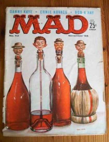 Mad 42 - Bottle - Wine - Liquid - Wood - Frame