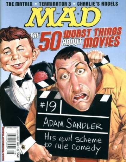 Mad 432 - Adam Sandler - Terminator - Geltle Man - Hollywood - Cinema