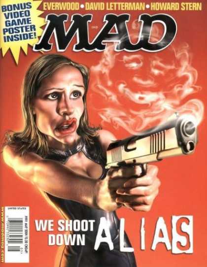 Mad 441 - Lady - Cartoon - Gun - Alias - Mad