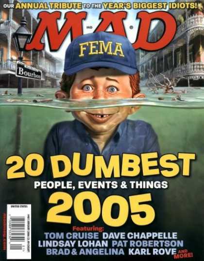 Mad 461 - Water - Tom Cruise - Fema - Bourbon - 20 Dumbest People Events And Things