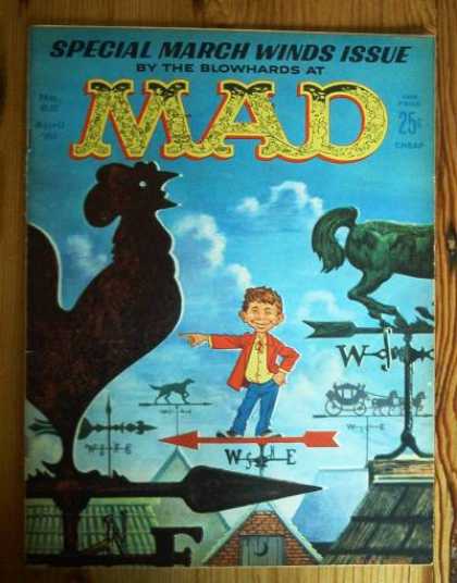 Mad 62 - Rooster - Weather Vanes