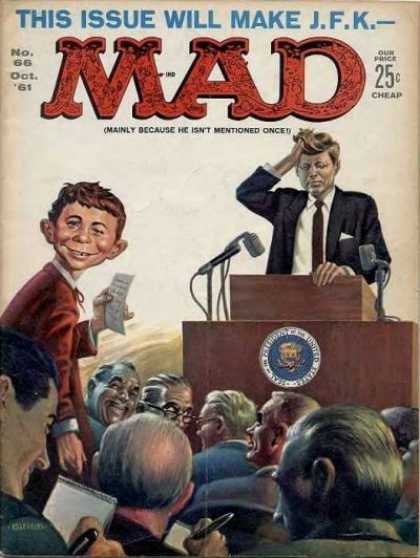 Mad 66 - Kennedy - John F Kennedy - President - Puppet - Press