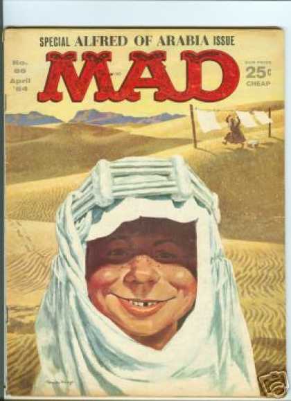 Mad 86 - Special Alfred Of Arabia Issue - Desert - Sand - Cloth - Cheap