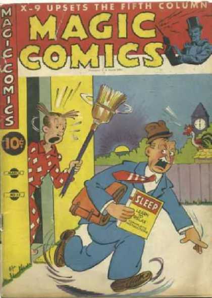 Magic Comics 32 - Broom - Clock - Door - Dagwood - Salesman