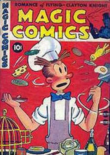 Magic Comics 33 - Cooking Gone Wrong - Chef - Food In The Kitchen - Bird Wanting To Eat - Making A Sandwich