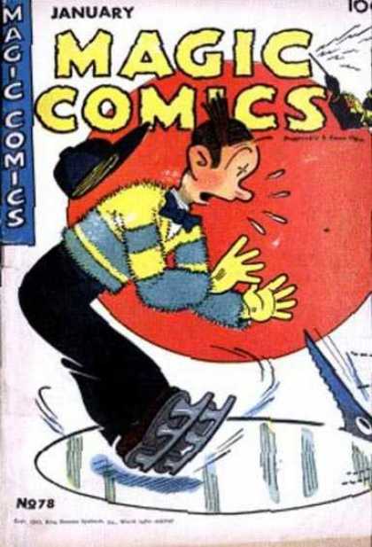 Magic Comics 78 - January - Man - Ice - Saw - Winter