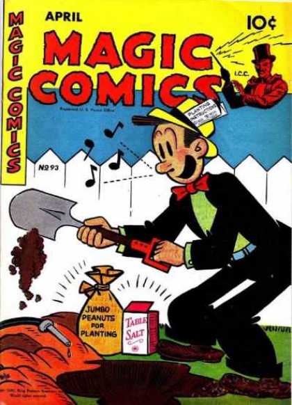 Magic Comics 93 - Jumbo Peanuts - Table Salt - Whistling - Digging - Planting