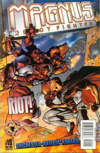 Riot - Chichester - Batista - Kobasic - Orange - Frank Miller Magnus Robot Fighter 15 - Riot - Chichester - Batista - Kobasic - Orange - Frank Miller