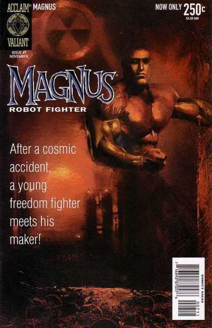 Magnus - Robot Fighter - After A Cosmic Accident A Young Freedom Fighter Meets His Maker - Muscles - Fist - Bob Layton, David Lapham Magnus Robot Fighter 7 - Magnus - Robot Fighter - After A Cosmic Accident A Young Freedom Fighter Meets His Maker - Muscles - Fist - Bob Layton, David Lapham