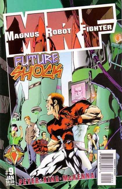 Magnus Robot Fighter 9 - Magnus Robot Fighter - Mrf - Future Shock - Peyer King Mckenna - Futuristic - Bob Layton, Mike McKone