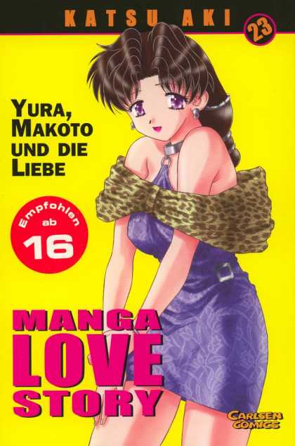 Manga Love Story 23 - Katsu Aki - Yura Makoto Und Die Liebe - Carlsen Comics - Blue Dress - Leopard Print
