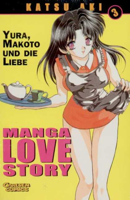 Manga Love Story 3 - Purple Eyes - Katsu Aki - Yura Makota Und Die Liebe - Tea Pot - Girl