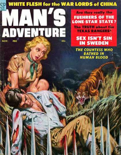 Man's Adventure - 11/1958