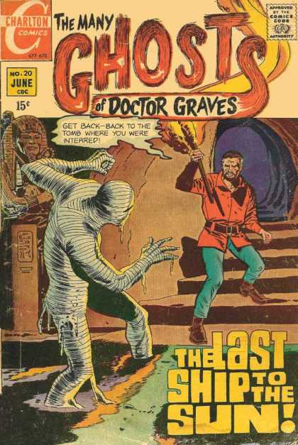 Many Ghosts of Dr. Graves 20 - No 20 - Mummy - Torch - The Last Ship To The Sun - Sarcophagus