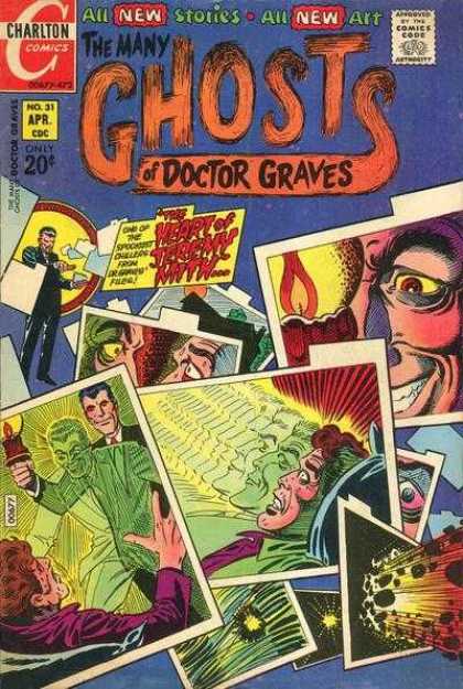 Many Ghosts of Dr. Graves 31 - Approved By The Comics Code Authority - Cnartlon Comics - New Stories - New Art - No31 Apr