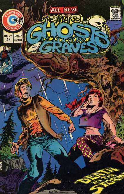 Many Ghosts of Dr. Graves 49 - Charlton Comics - Steve Ditko - Dr Mt Graves - Ghostly Tales - 72 Issues