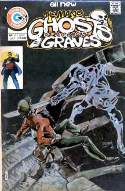 Many Ghosts of Dr. Graves 53 - All New - Skull Head - Invisble Man - Long Sword - Lady In Distress - Joe Staton