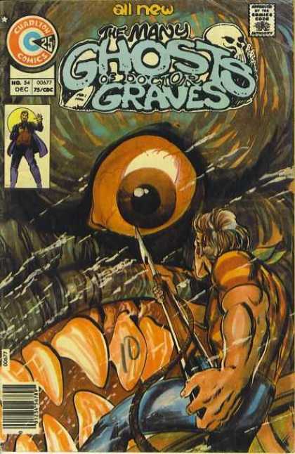 Many Ghosts of Dr. Graves 54 - Approved By The Comics Code Authority - No54 - Dec - All New - Eye - John Byrne