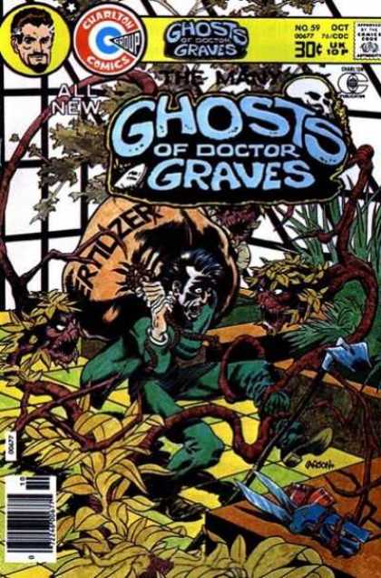 Many Ghosts of Dr. Graves 59 - Charlton - October - Fertilizer - Plants - 30 Cents