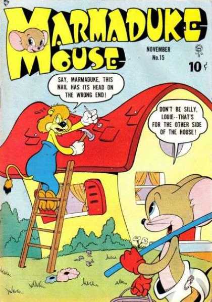 Marmaduke Mouse 15 - House - Ladder - Shutters - Windows - Roof