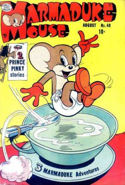 Marmaduke Mouse 40 - Marmaduke - Mouse - 2 Prince Pinky - Spoon - 3 Marmaduke Adventure