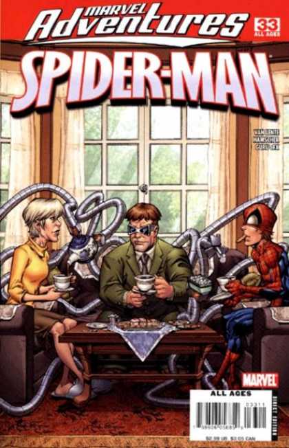 Marvel Adventures Spider-Man 33 - Octupus - Scientist - Woman - Black Glasses - Windows