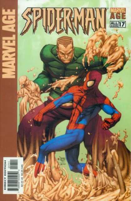 Marvel Age Spider-Man 17 - All Ages 17 - Spider-man - Hulk - Fighting - Direct Edition
