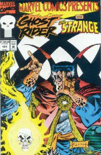 Marvel Comics Presents 101 - Ghost Rider - Hands - Fingers - Dr Straner - Skull - Sam Kieth