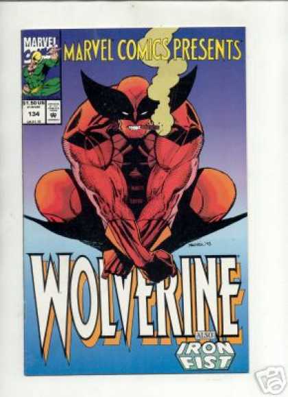 Marvel Comics Presents 134 - Wolverine - Iron Fist - Cigar - Crouching - X-men - James Fry