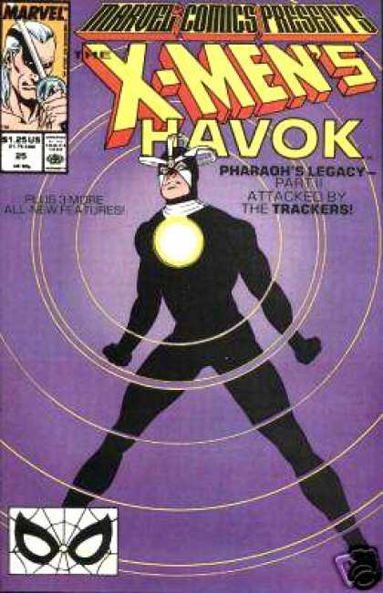 Marvel Comics Presents 25 - Havok - Trackers - Pharoahs Legacy - Part Ii - Black Outfit - Josef Rubinstein, Kevin Maguire