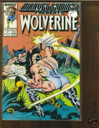 Marvel Comics Presents 4 - Claws - Fight - Woods - Intense - Wolverine