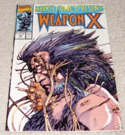Marvel Comics Presents 78 - Weapon X - Robotic - Long Hair - Man - Machinery - Barry Windsor-Smith
