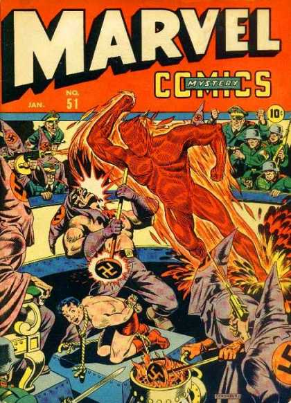 Marvel Comics 51 - Marvel - Super Powers - Superheroes - Nazi - War