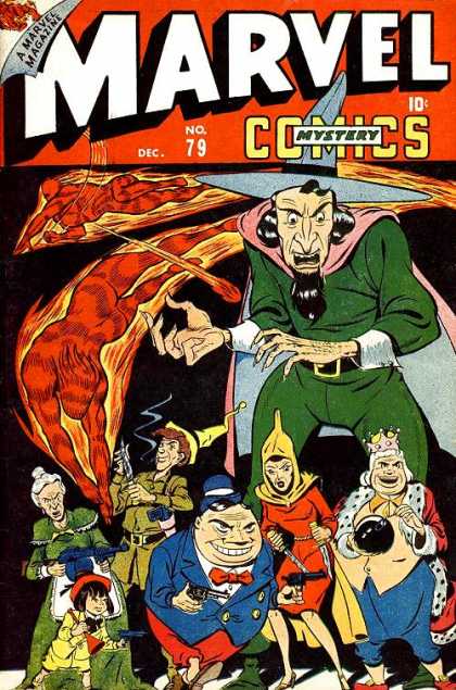 Marvel Comics 79 - Pink Cape - No 79 Dec - Red - Comet - King