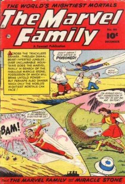 Marvel Family 66 - Crocodile - Superman - Man - Woman - Park