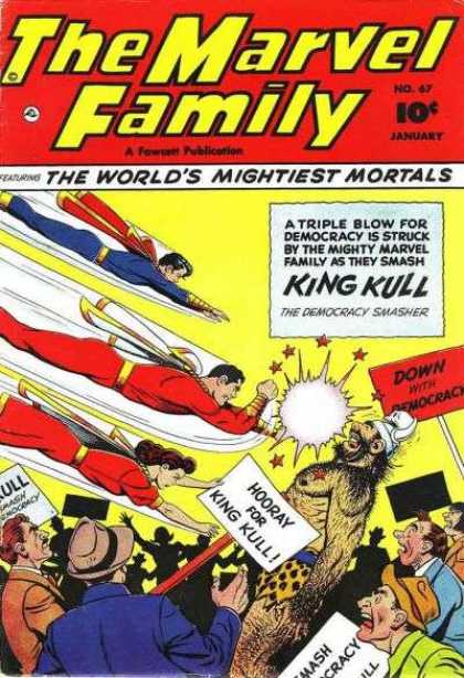 Marvel Family 67 - The Worlds Mightiest Mortals - King Kull - Costume - Superheroes - Battle