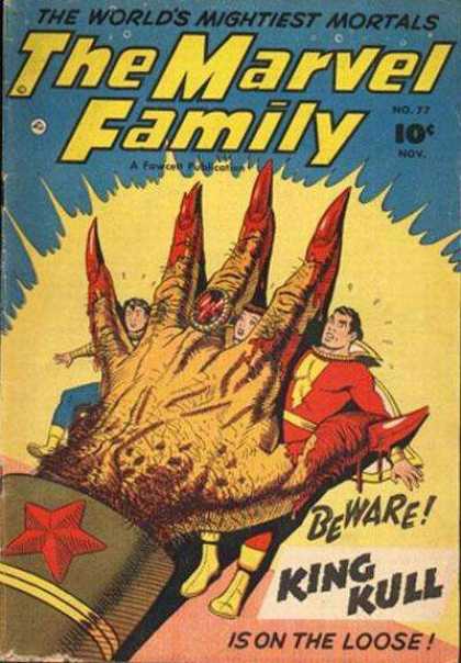Marvel Family 77 - Worlds Mightiest Mortals - Marvel Family - King - Kull - Comic