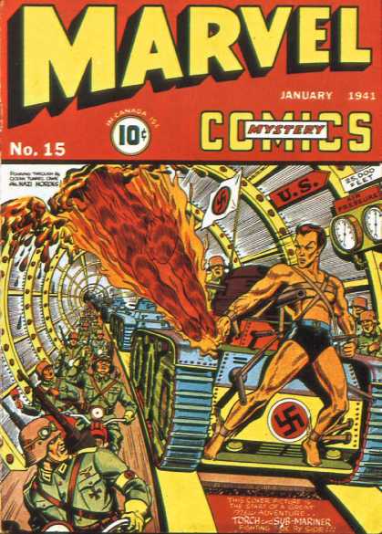 Marvel Mystery Comics 15 - Namor - Swastika