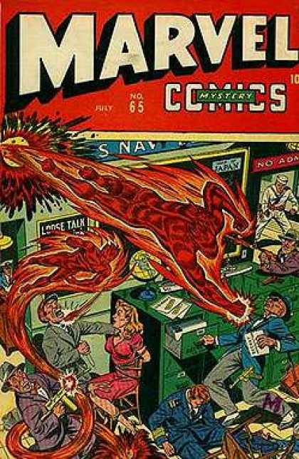 Marvel Mystery Comics 65 - No 65 - Mystery - Comics - Loose - Talk