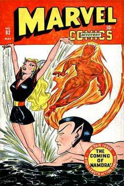 Marvel Mystery Comics 82 - The Coming Of Namora - No 82 Mar - Comics - Woman - In This Issue