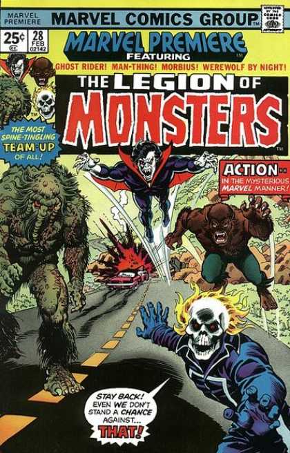 Marvel Premiere 28 - Comics Code - The Legion Of Monsters - Vampire - The Most Team-up Of All - Sculp