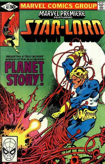 Marvel Premiere 61 - Tenticles - Star-lord - Truly Bizarre Science-fiction Blockbuster - Planet Story - Laser