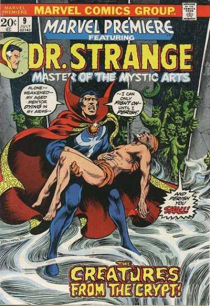 Marvel Premiere 9 - Drstrange Part2 - Master Of The Mystic Arts - Hell Master - Good Men - Creatures From The Crypt