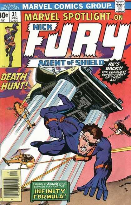 Marvel Spotlight 31 - Nick Fury - Agent Of Shield - Death Hunt - Deadliest - Super-agent - Howard Chaykin